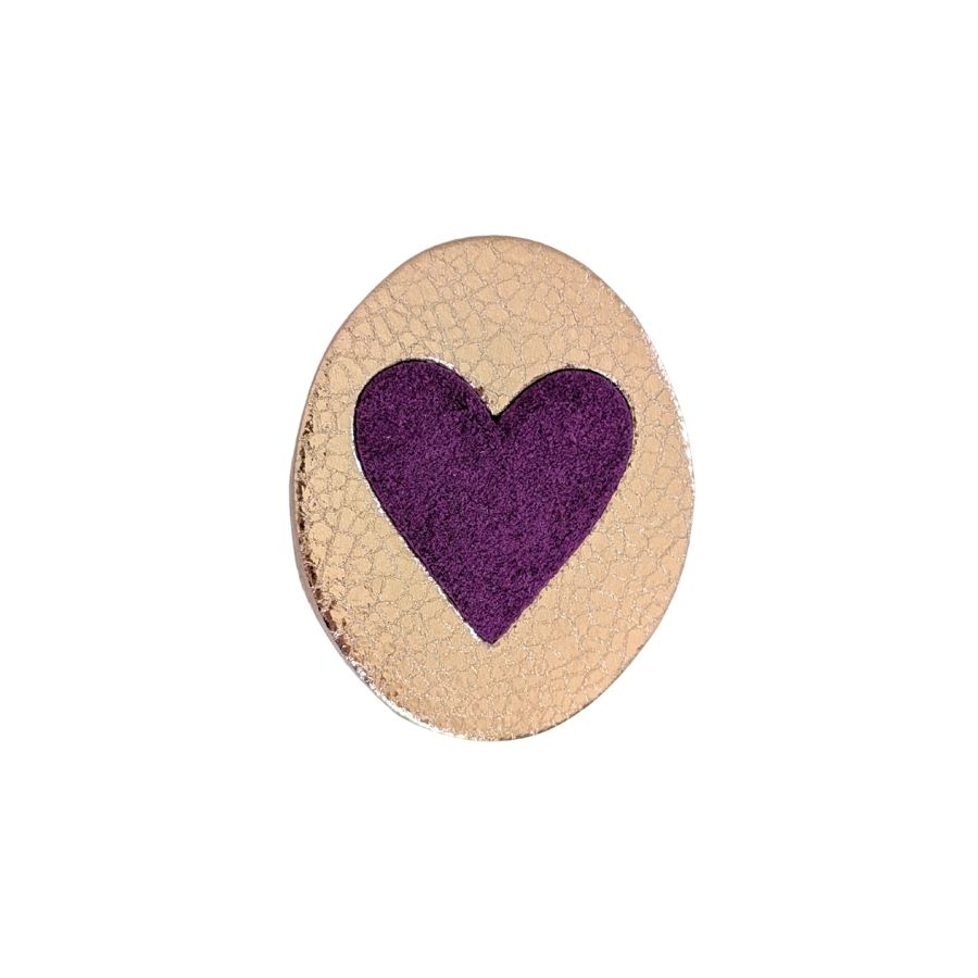 Broche coeur Camélia